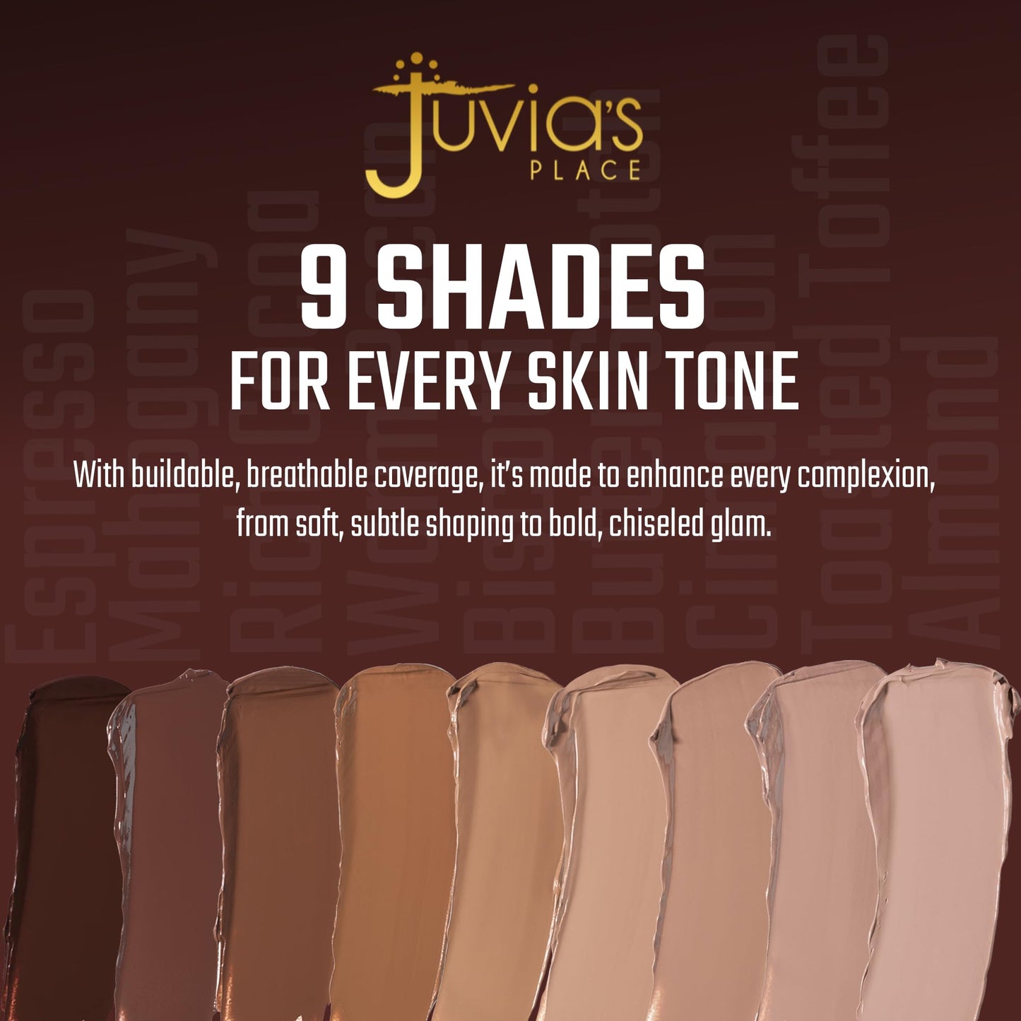 Juvia’s Place Bronzed Liquid Bronzer - Toasted Toffee - Liquid Bronzer for Face w/Silky Blendable Texture - Buildable Coverage for Natural Contour & Dimension - Easy-to-Blend Patch-Proof Formula