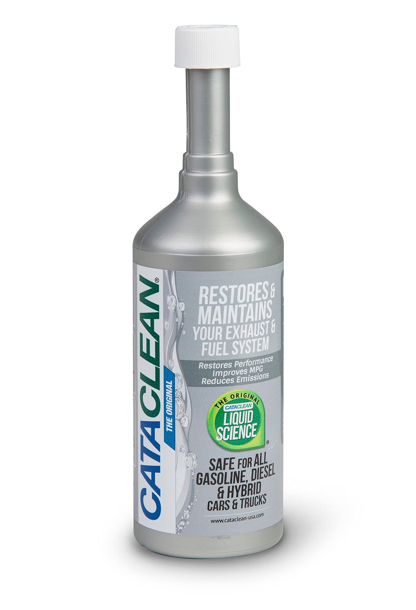 Cataclean Fuel & Exhaust System Cleaner – Pass Emissions Tests – Clear Check Engine Lights – Restores Catalytic Converters, DPF Filters and Cleans Fuel Systems, 16oz (120007)