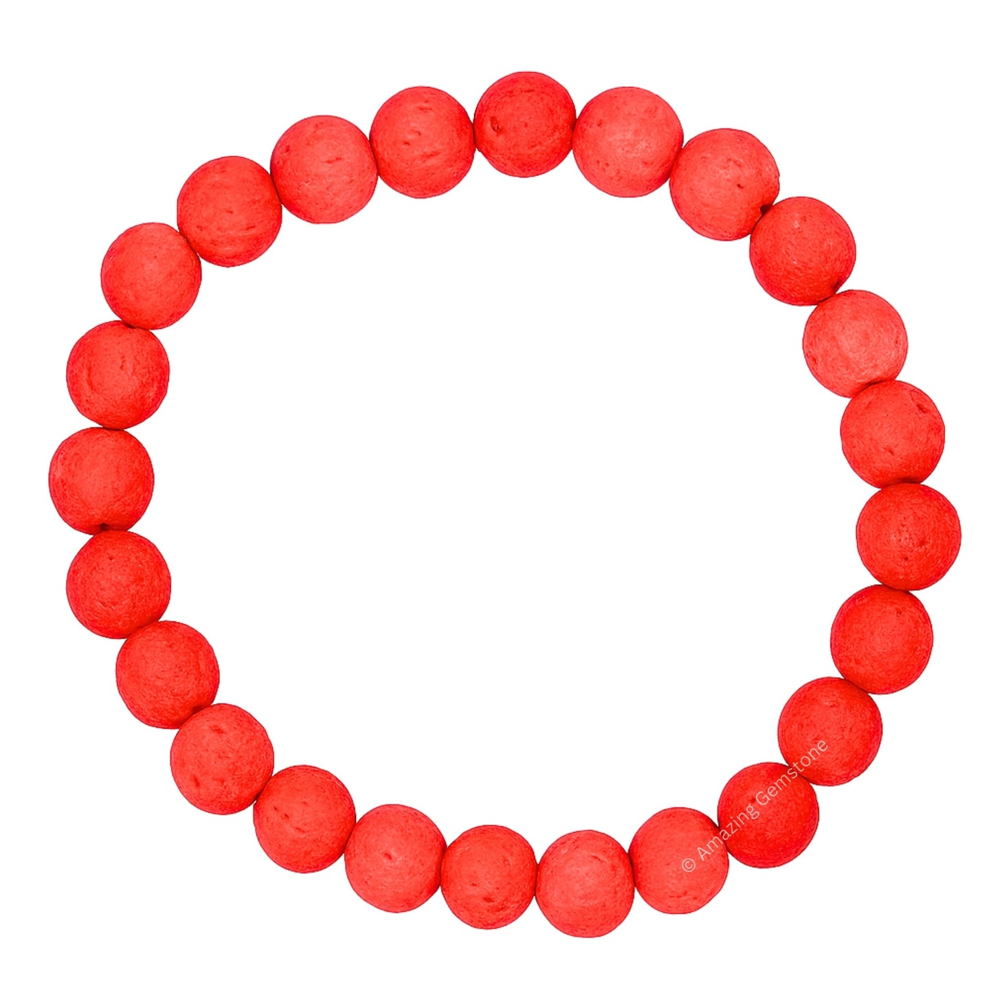 Amazing Gemstone Crystal Bracelet for Women Men's Gifts - Protection Healing Crystal Bracelet - 8mm Gemstone Beaded Stretchable Bracelet Pulseras Para Hombres Mujer Stocking Stuffers Mothers Day Gift (Red lava)