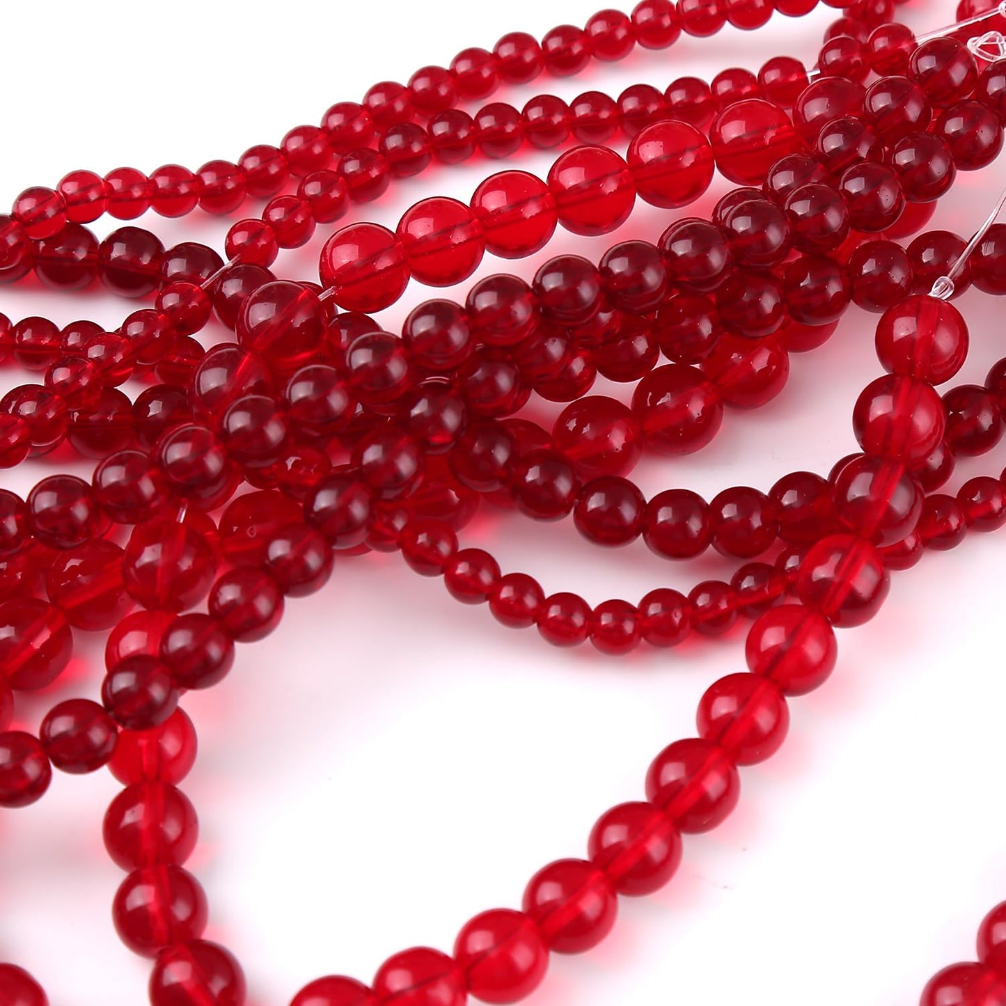 36PCS 10MMGarnet Red Glass Stone Beads Natural Gemstone Bead Crystal Healing Energy Jewelry Making DIY 15 inches (Blue Tiger Eye, 12 mm)