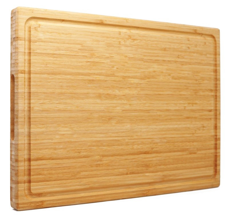Utoplike Extra Large XXXL Bamboo Cutting Board 24 x16 Inch, Largest Wooden Butcher Block for Turkey, Meat, Vegetables, BBQ, Over the Sink Chopping Board with Handle and Juice Groove, Thickness 1.25"