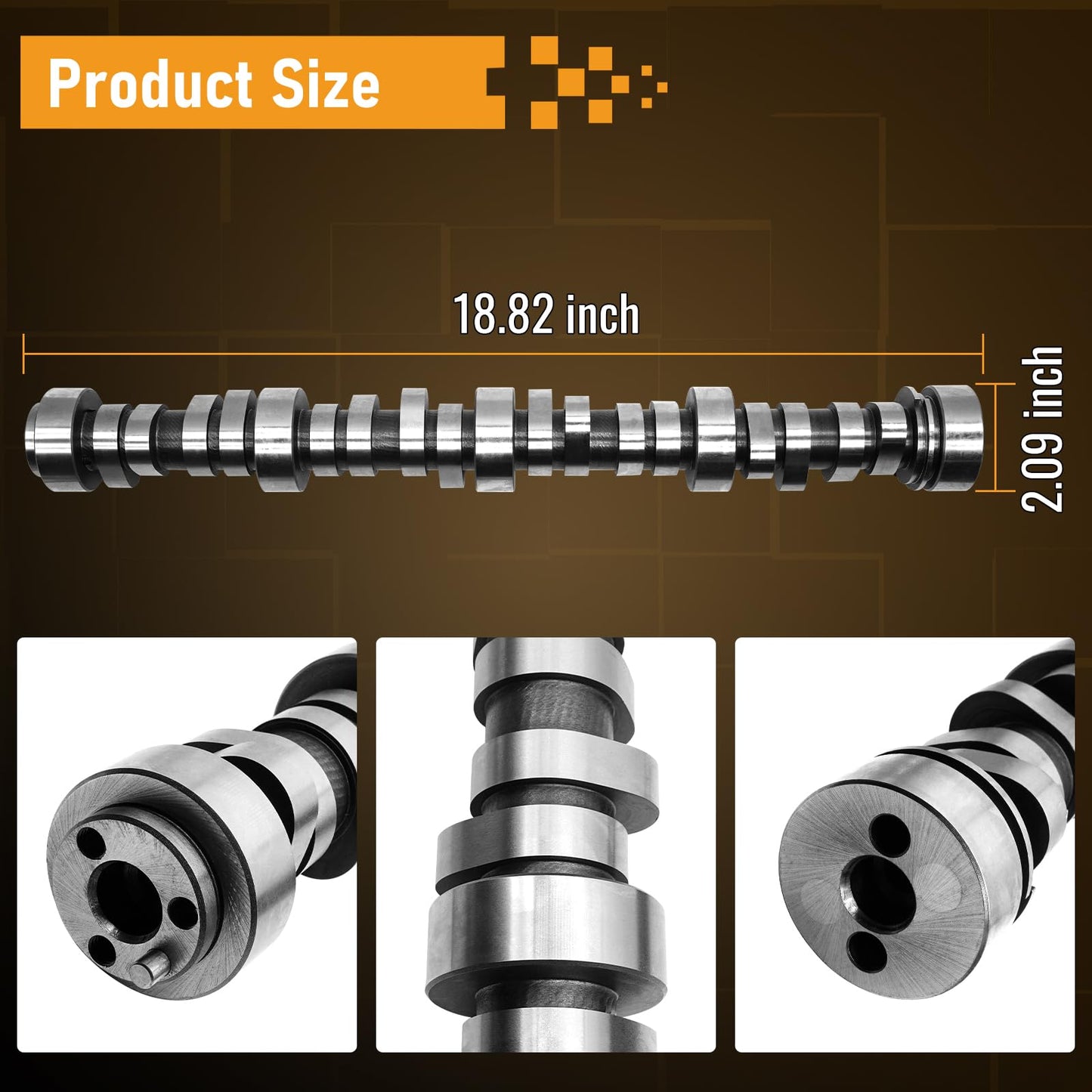 E1840P Sloppy Mechanics Stage 2 Cam Camshaft Kit for Chevy/GM LS LS1 LS2 LQ4 LQ9 4.8L 5.3L 5.7L 6.0L 6.2L Includes E-1840P Camshaft / PAC1218 Springs / 12482063 Seals