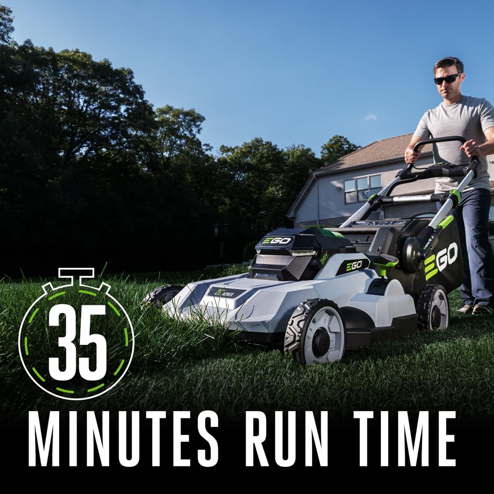 EGO Power+ Electric Lawn Mower, Cordless Push, Includes 56V 4.0Ah Battery and Charger - LM2112