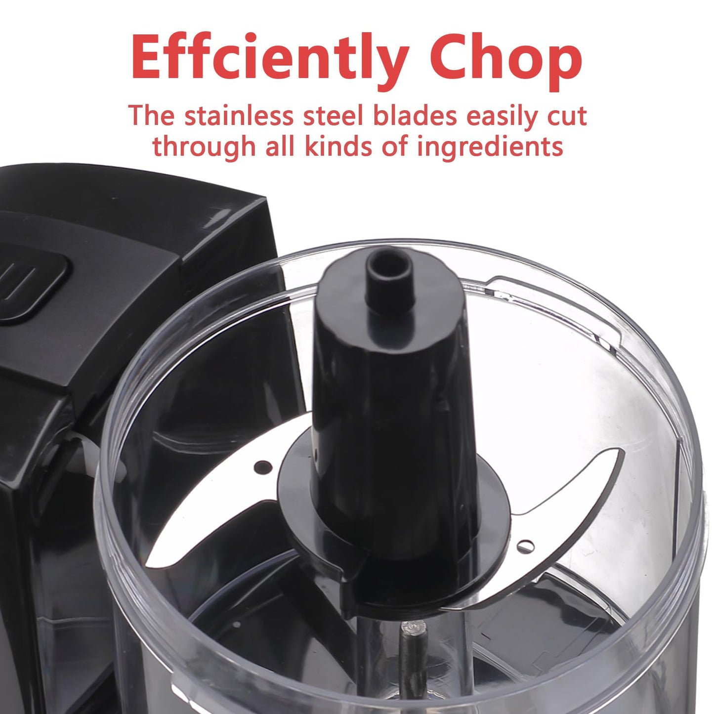 Liebe&Lecker Mini Food Processor,1.5 Cup Mini Chopper for Cutting Vegetable, Garlic,Onion and Meat