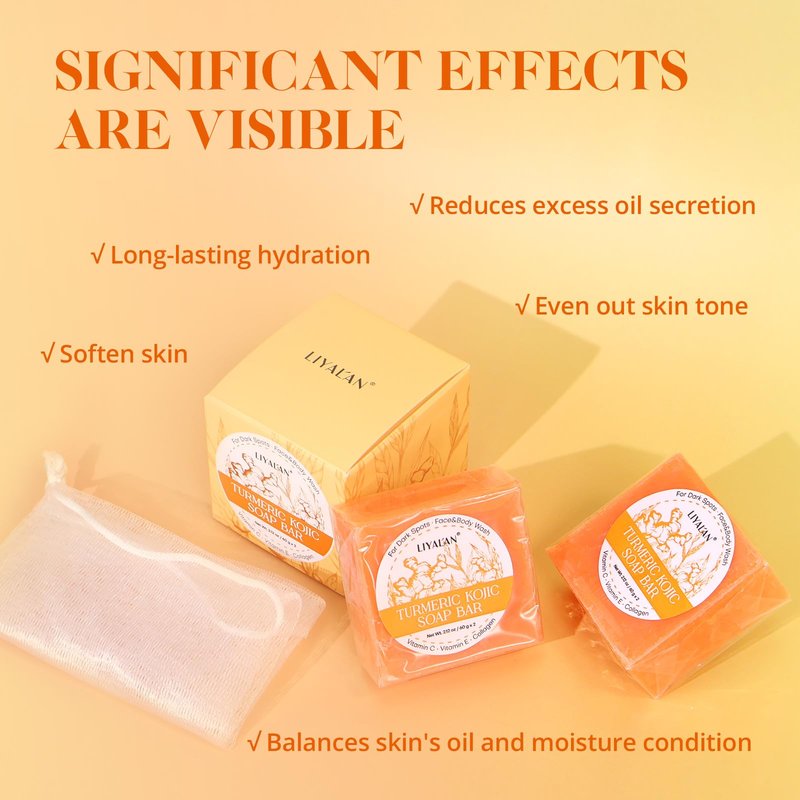 LIYALAN Turmeric Soap Bar