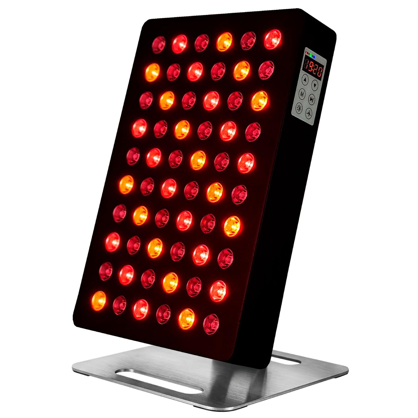 AuroraBox 60 Pro, Clinician-Backed 5 Wavelength Red Light & Near Infrared Light Therapy Panel | FCC/CE/RoHS Tested | 630 660 810 830 850nm | by Tundra Tribe (Jet Black, 60 PRO)