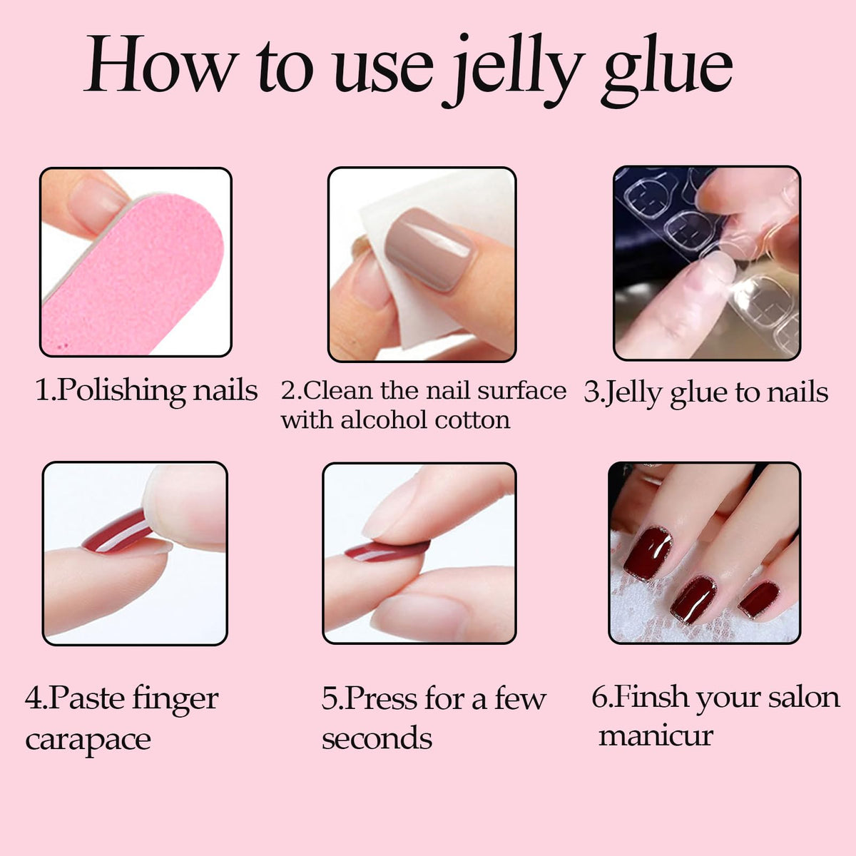 24Pcs Christmas Green Press on Nails Acrylic Full Cover Medium Square Fake with Santa Claus Dwarf Design Glossy False Nails Cute Glue on Stick on Nails for Women