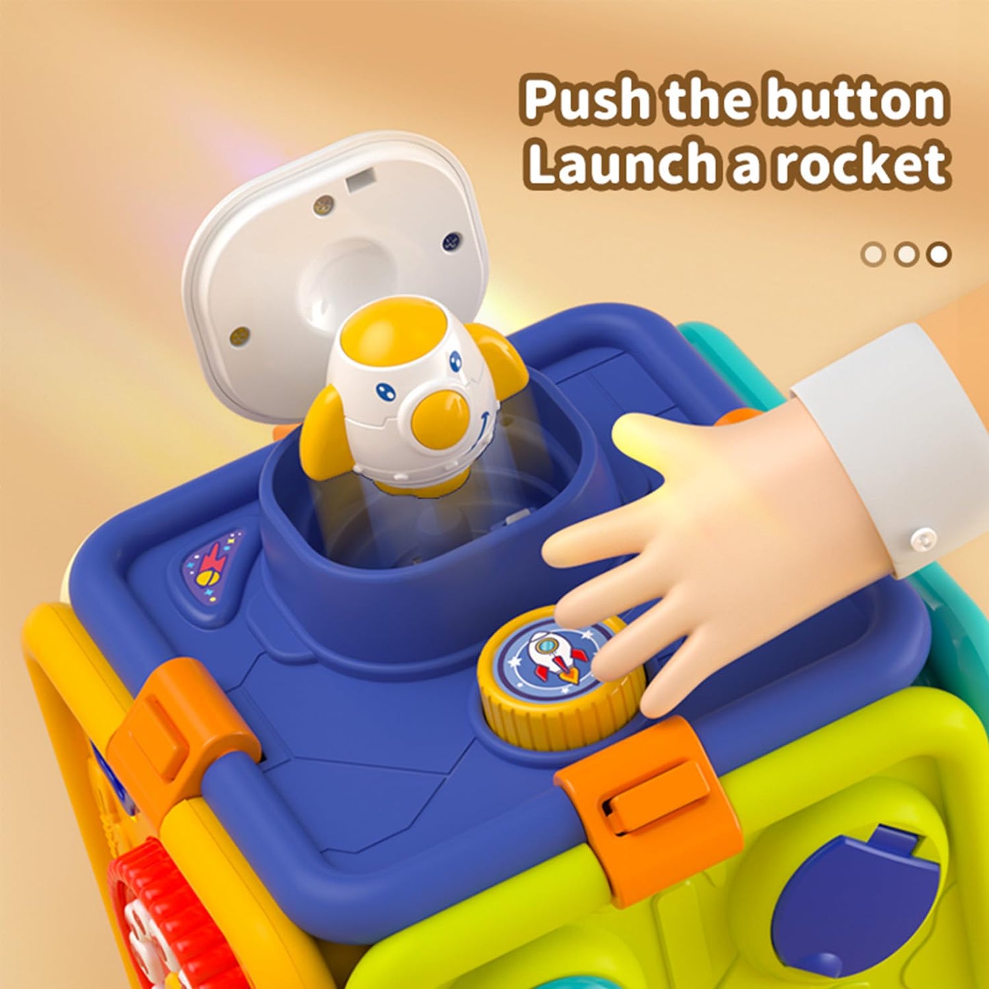 WIIBAAHO Toys for 1 2 Year Old Boy Montessori Busy Board Educational Learning Toddler Toys One Year Old Boy and Girl Gifts