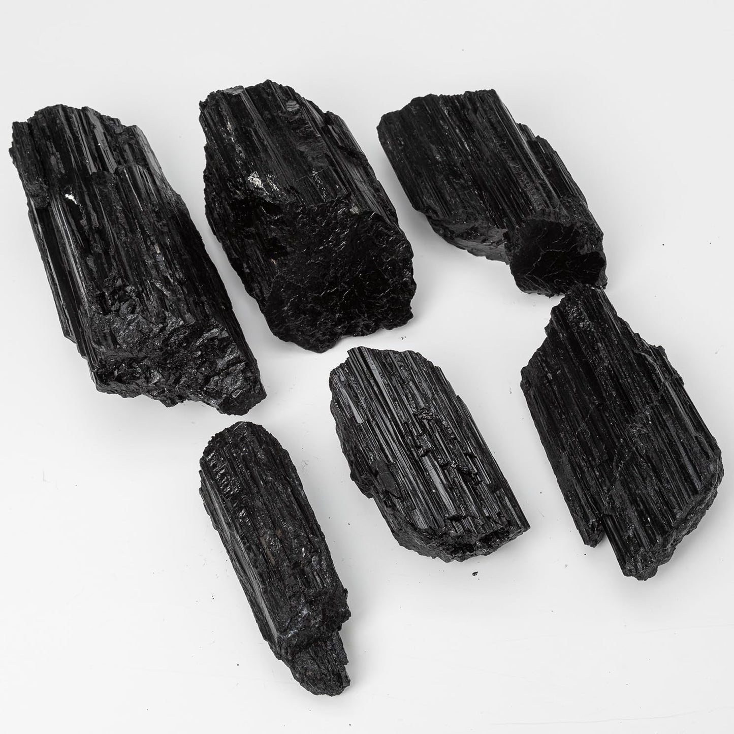 SMOHEAL Large Raw Black Tourmaline Crystal Natural Rough Stone Healing Crystals for Meditation Reiki Energy Decoration 3-4lbs