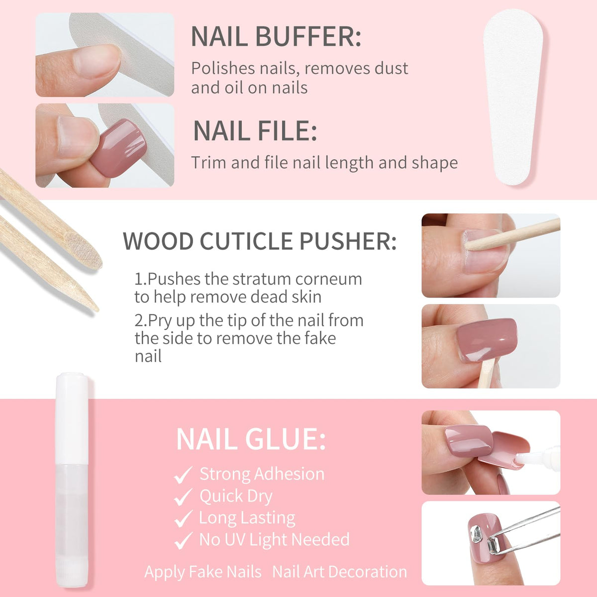 Sky Blue Cat Eyes Press On Nails,12 Sizes - 24 Pcs Soft Gel Blue Long Coffin Fake Nails Kit with Nail Glue, Natural Reusable Stick On False Nails for Women and Girls SK1048