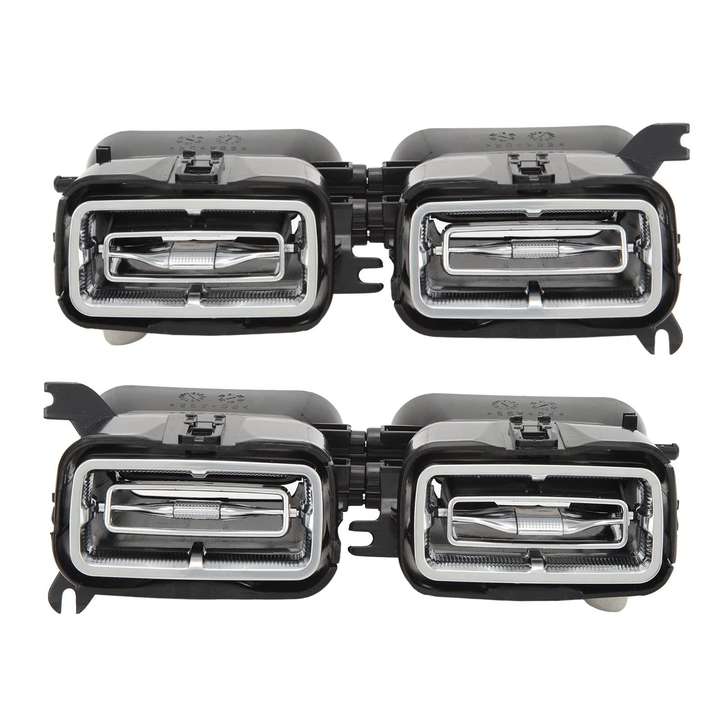 Air Vent Ambient Light, 4 Pcs 64 Color Front LED Turbine Air Vent Ambient Light Kits for GLE GLS‑Class W167 X167 2020 and Up