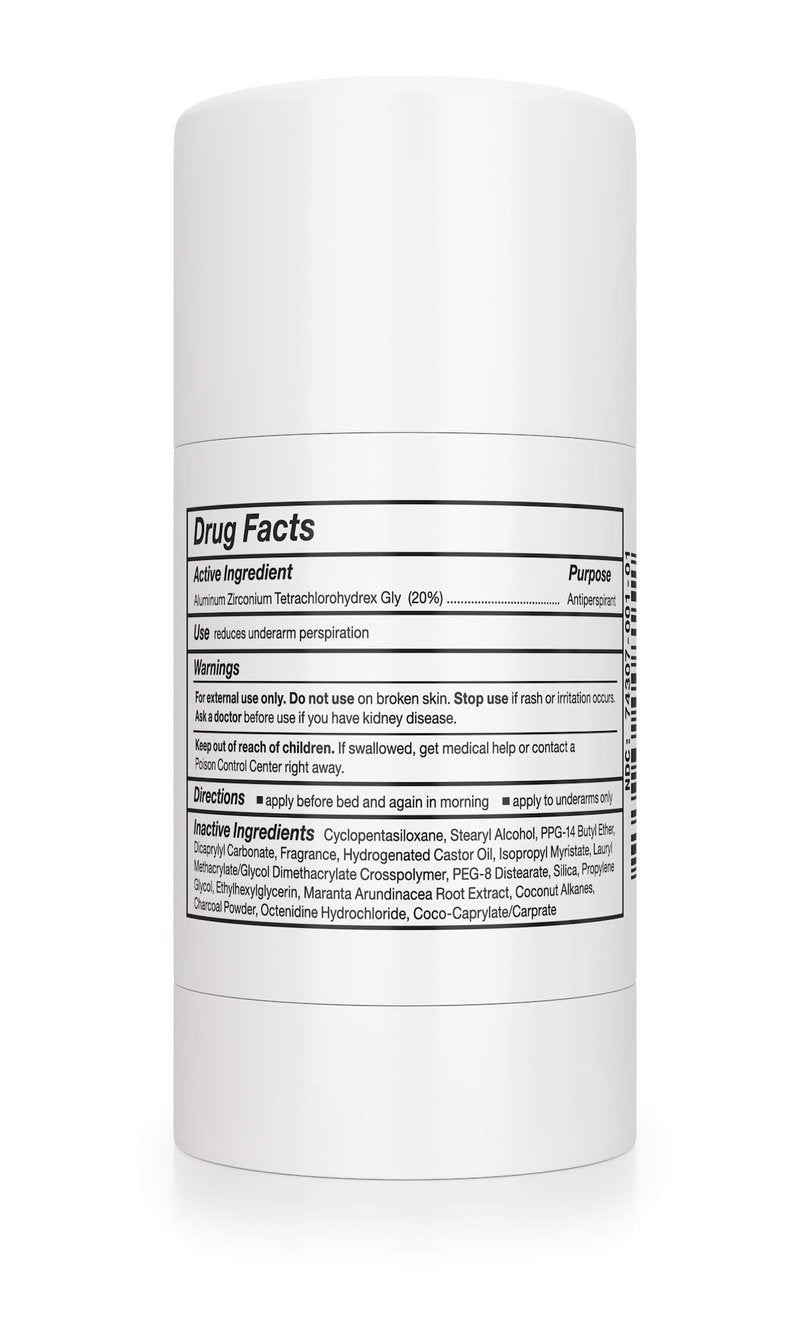 Carpe Clinical Strength Deodorant + Clinical Antiperspirant - Clinical Grade Solid Stick - Fresh Linen Scent - Combat Excessive Underarm Sweating - Great for Hyperhidrosis