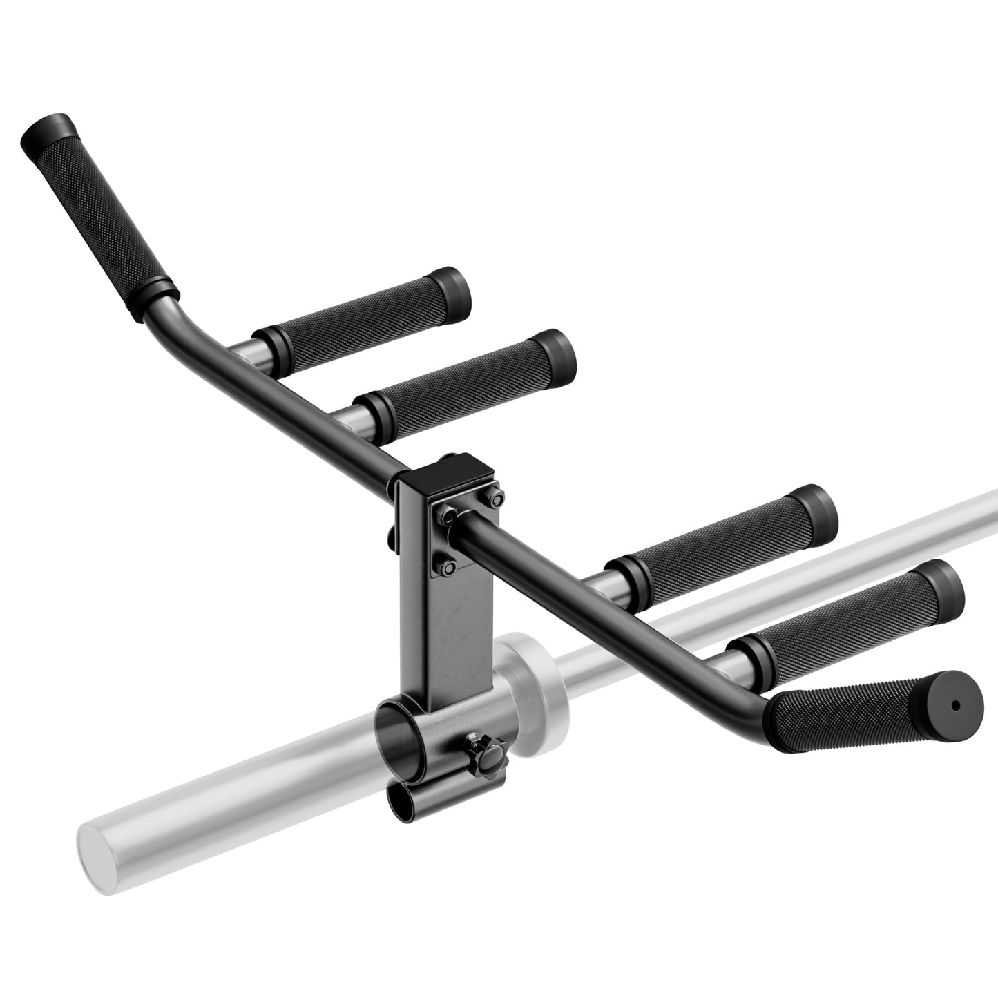 Howffite T Bar Row Handle Landmine Attachment LAT Pull Down Attachments for Gym Barbell Weight Workout Back Muscle Arms Triceps Biceps Fitness Accessories Viking Press fits 1“ and 2""