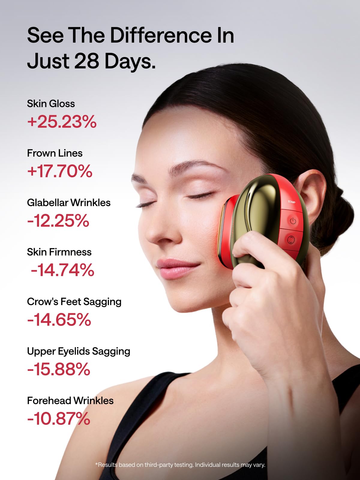 JMOON Face Lift Gift Collection, Microcurrent Facial Device, Medical Grade Red & Infrared Light Therapy for Face, Lifts, Firms, Smooths Wrinkles with 4 Modes & 5 Intensity Levels