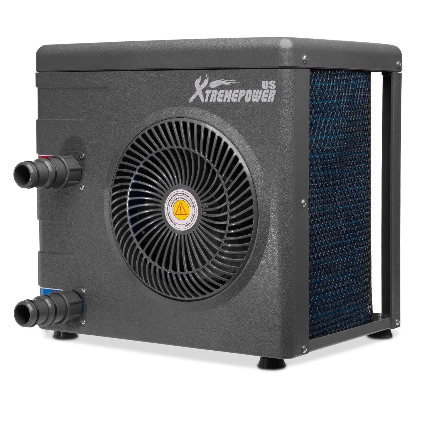 XtremepowerUS Pool Heater up to 4,000 Gallons Above Ground Pool, Titanium Heat Exchanger Pool Heat Pump 14,800BTU/hr, 115V/60Hz