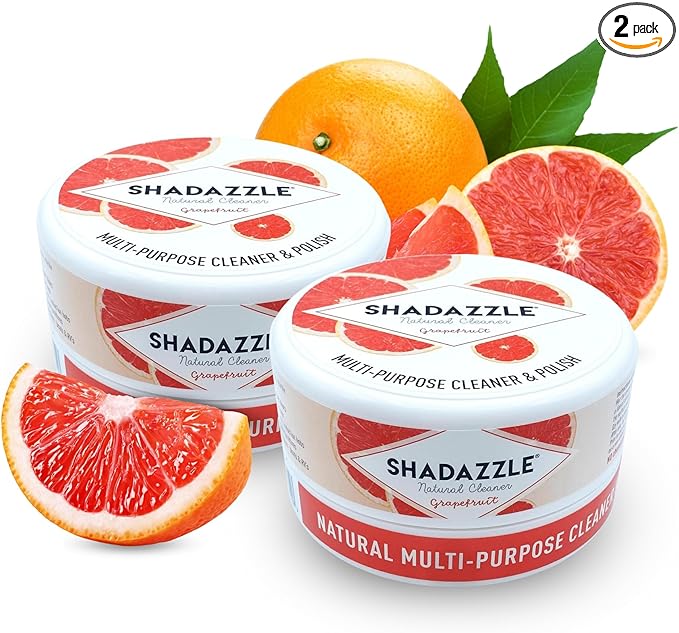 Shadazzle Natural All Purpose Cleaner and Polish â Eco friendly Multi-purpose Cleaning Product (2 Pack, Grapefruit)