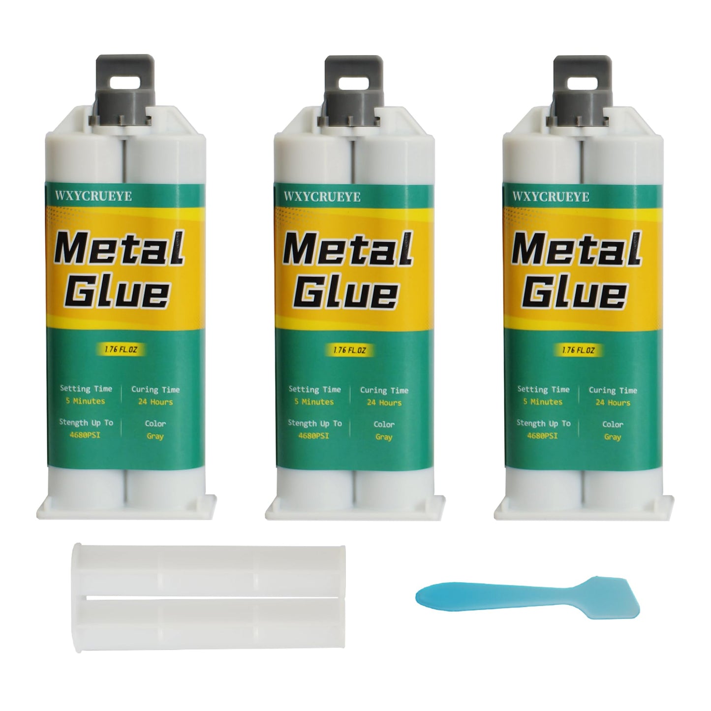 Metal Repair Glue, Muffler Repair kit, Epoxy Adhesive, Liquid Weld for Metal, for Stainless Steel, Plastics, Aluminum, Welding Metals to Metals Glue, high Strength，Heat and Water