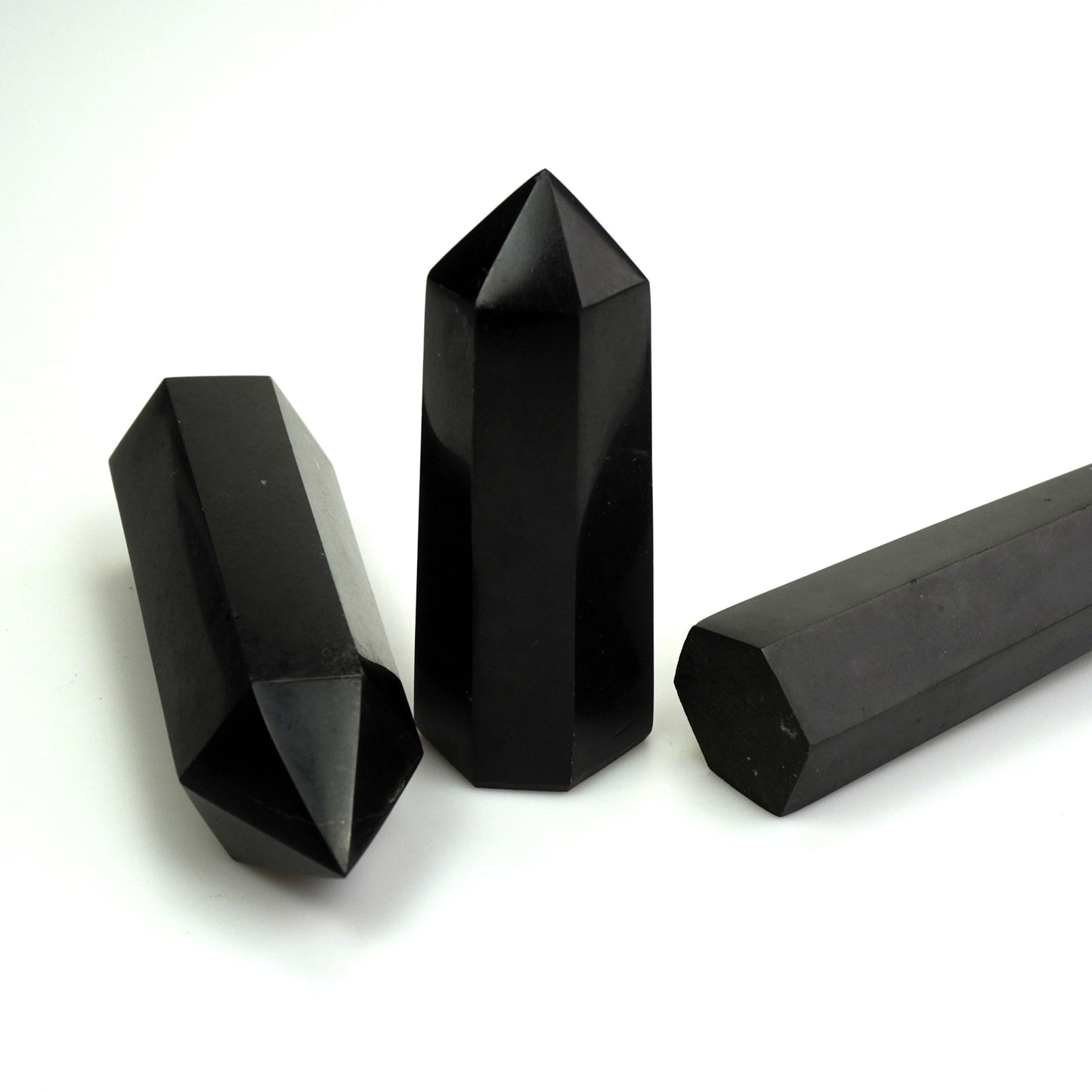 Sisamn Natural Black Tourmaline Column Chunk - Handcrafted Healing Crystal Wand Tower Obelisk, Energy Protection Stone for Meditation, Chakra Balancing, Positive Energy, 0.6-0.9lb