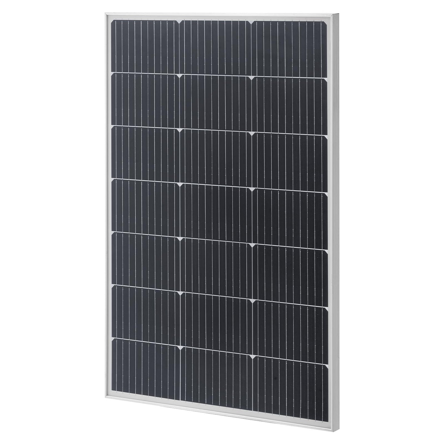 VEVOR 2PCS 100W Monocrystalline Solar Panels, 23% High-Efficiency Mono PV Module with Stable MC4 Output & Aluminum Frame, IP65 Waterproof Solar Panel for Car Boat RV Flat Rooftop Off-Grid Applications