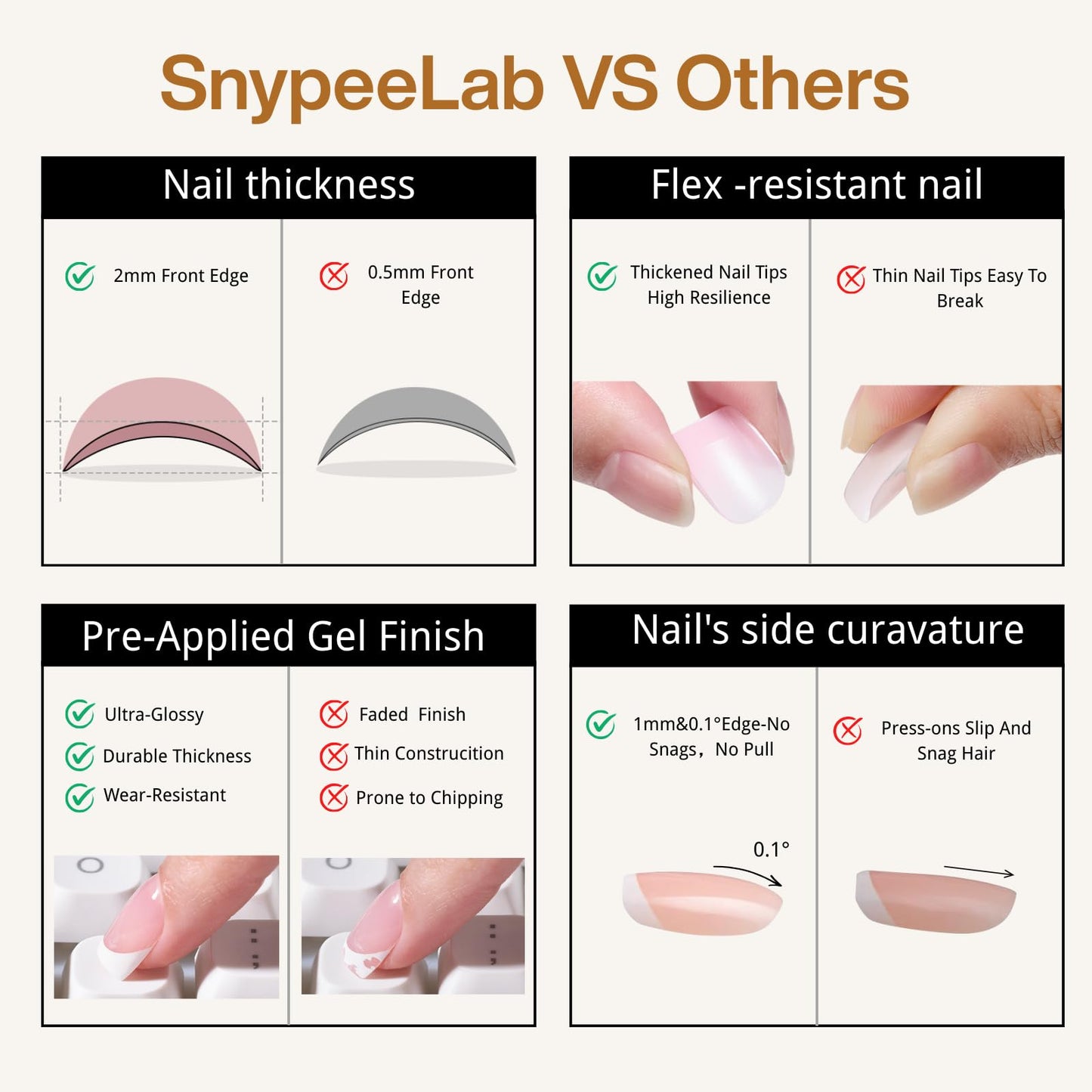SnypeeLab Baby Pink Cat Eye Press On Nails Short Square, Magnetic Cat Eye Fake Nails Gift For Women, Gifts for Weddings Daily Wear Travel Reusable 30Pcs