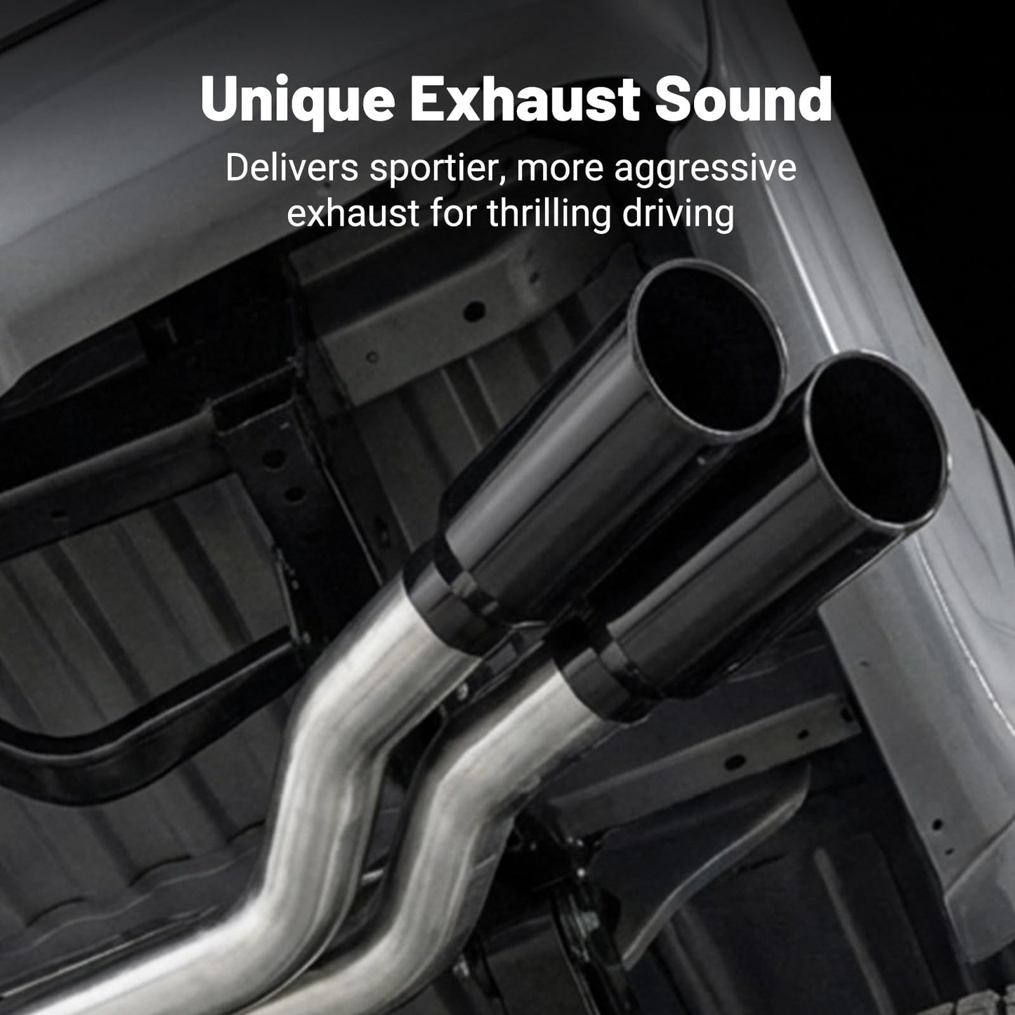 SPBREW Cat Back Exhaust System Kit Fit for 2011-2014 Ford F-150 Raptor 6.2L Stainless Steel Performance Cat-Back Side Exit Sport Exhaust System Compatible with 6.2L Engines 145" Wheelbase