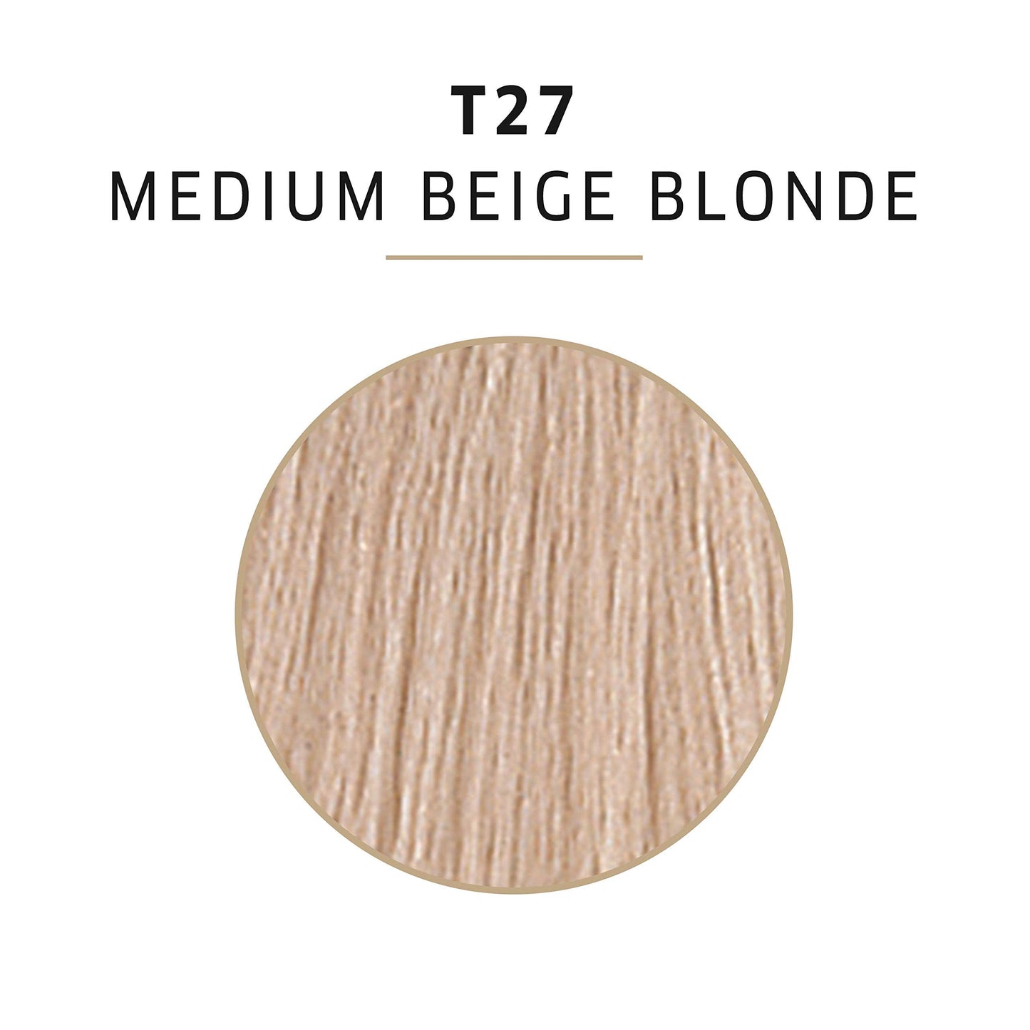 WELLA colorcharm Hair Toner, Neutralize Brass With Liquifuse Technology, T27 Medium Beige Blonde, 1.4 oz (Pack of 2)