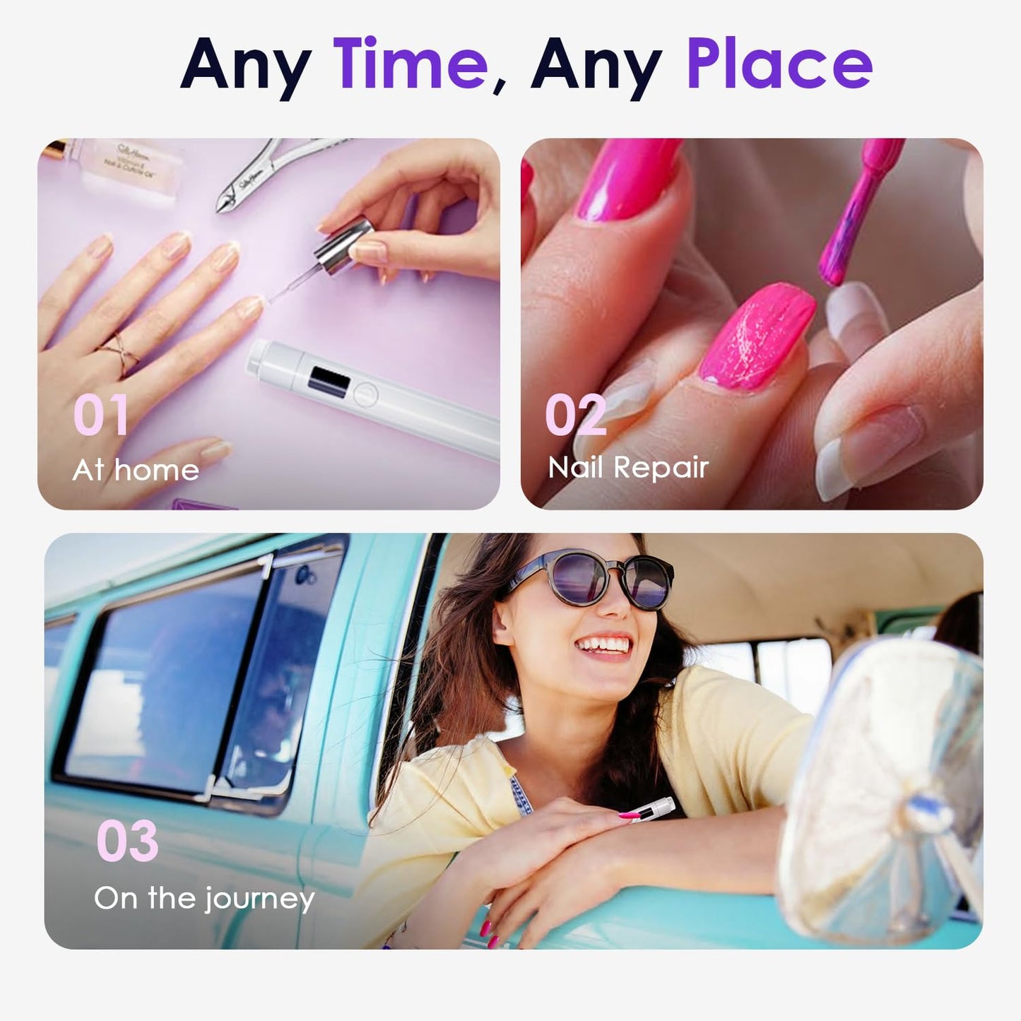 Mini UV Light for Nails,Portable Small Handheld UV Light for Gel Nail,Cordless Rechargeable Flash Cure Lamp,Squish Pen Gel Lamp with Stand for Home/Manicure/Salon,Nail Supplies/Tools/Accessories