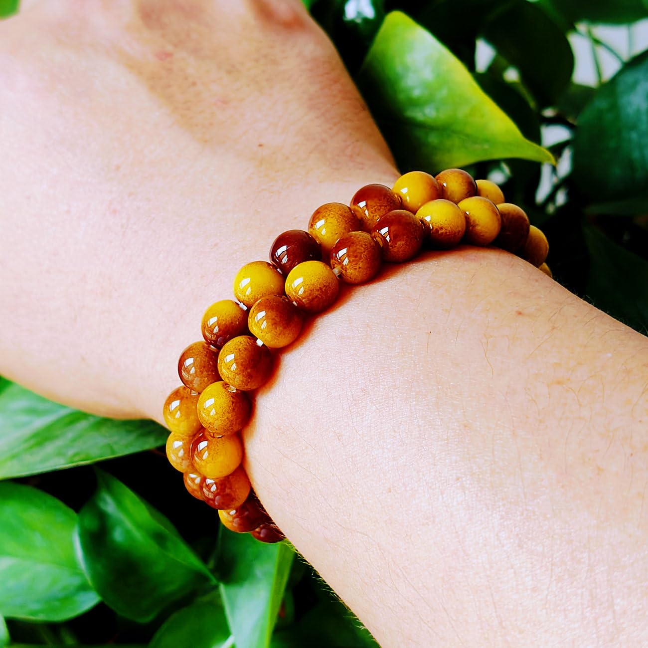 WEFRIN Evil Eye with Hematite Black Obsidian Tiger Eye Stone Triple Protection Bracelets for Men Women, Crystal Healing Stone Bracelet Bring Luck Prosperity and Happiness Jewelry (H-8mm(h))