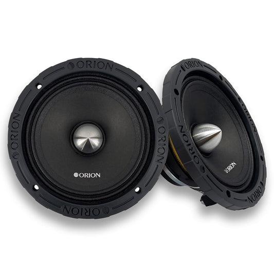 ORION HCCA64N HCCA Series 6.5” Ultra Efficient Neodymium Midrange Loudspeaker, 1400W Max Power, 350W RMS, 4 Ohm, 1.5” Voice Coil - High Output Pro Car Audio Stereo, Premium Quality Speaker (Pair)