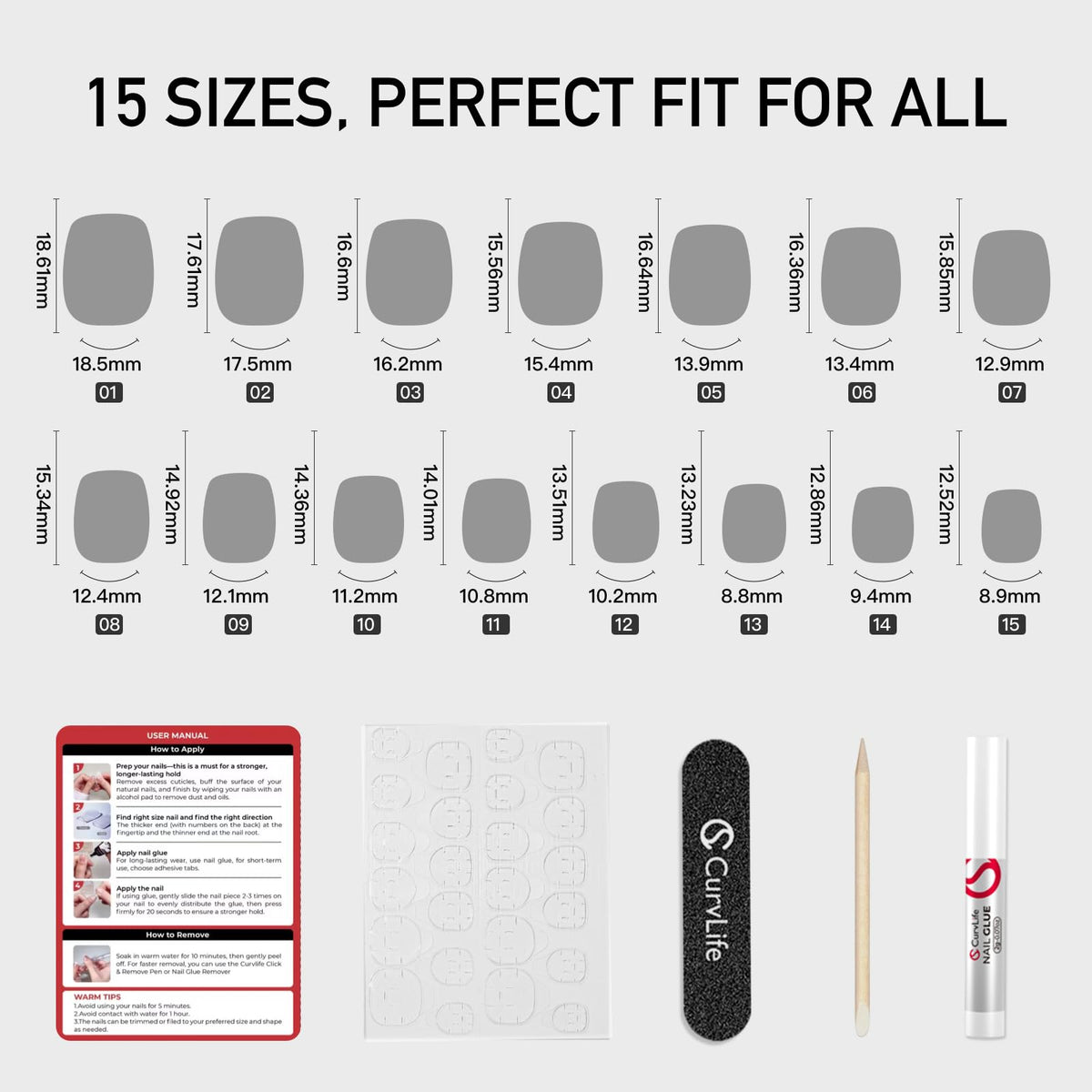 CurvLife Soft Gel Press On Nails Extra Short - 30pcs Full Cover False Pink Ripple Nail Tips Designs, Fake Nail with Nail Glue - Easy Application Nail Accessories for Women