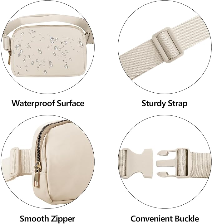 VOROLO Fanny Pack For Women And Men Crossbody Bag Belt Bag with Adjustable Strap Graduation Gifts