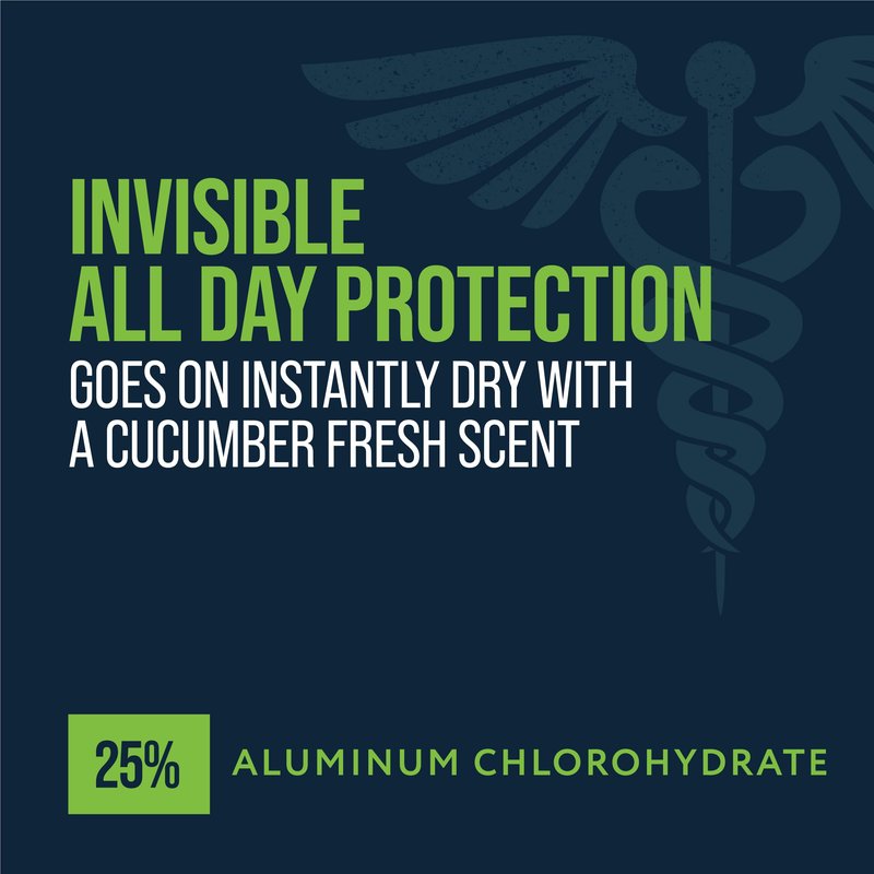 Certain Dri Prescription-Strength Clinical Antiperspirant Dry Spray - 72-Hr Sweat & Odor Protection for Excessive Sweating & Hyperhidrosis - Cucumber Fresh Scent for Men & Women - 4.2 oz