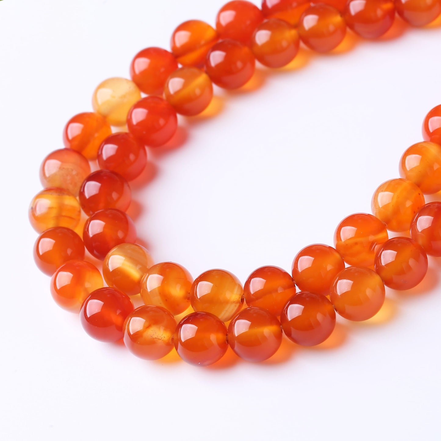 Natural Pomegranate Stone Gemstone Round Crystal Energy Jade Beads for Jewelry Making DIY Bracelet Necklace 15.5inch 35PCS 10MM