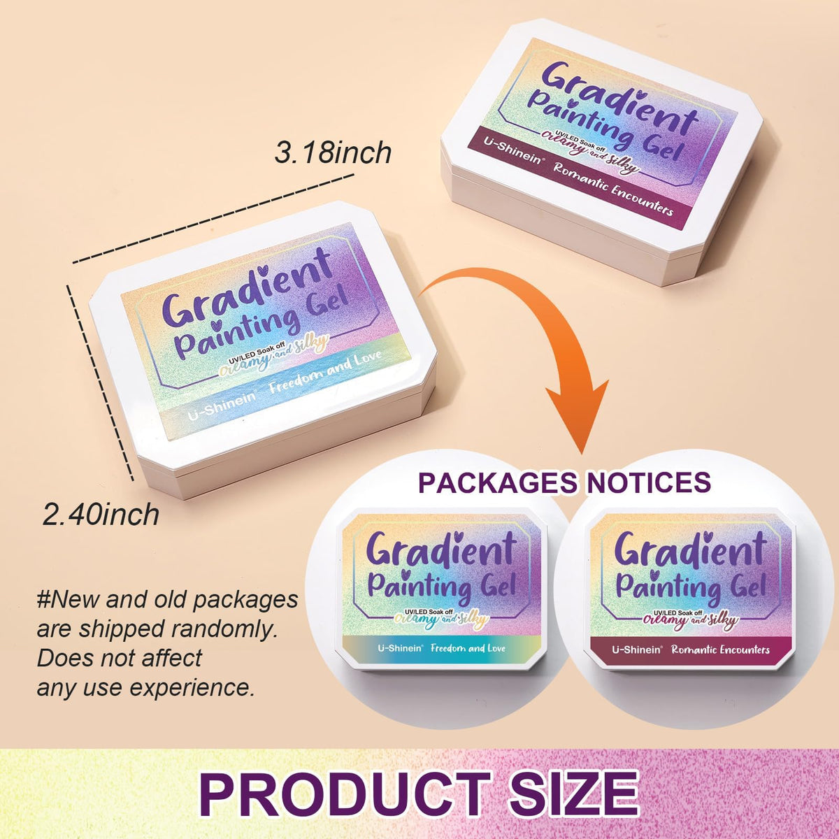 U-Shinein Gradient Painting Gel, 9 Bright Colors Ombre Gel Nail Polish Light Pink Blue Summer Kit Sponging for Pigment Pat Kit Aura Nails French Manicure Soak Off UV Bloom Summer Set