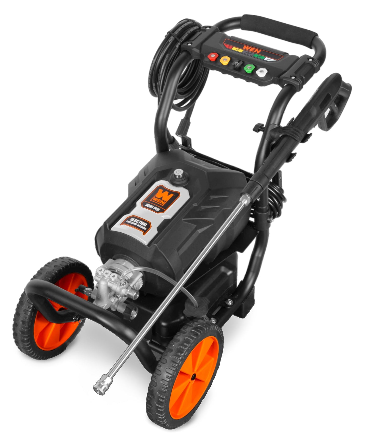 Wen 3000 PSI Brushless Electric Pressure Washer, 2.0 GPM with Onboard Detergent Tank (PW3000E)