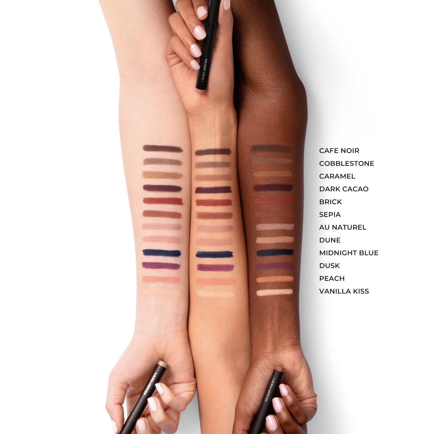 Laura Mercier Caviar Stick Cream Eyeshadow: Matte Finish, 24HR Wear, Long Lasting, Rich Color, Easily Blendable and Buildable, Waterproof, Hyaluronic Acid Infused, Eyeshadow Stick Set, Dune