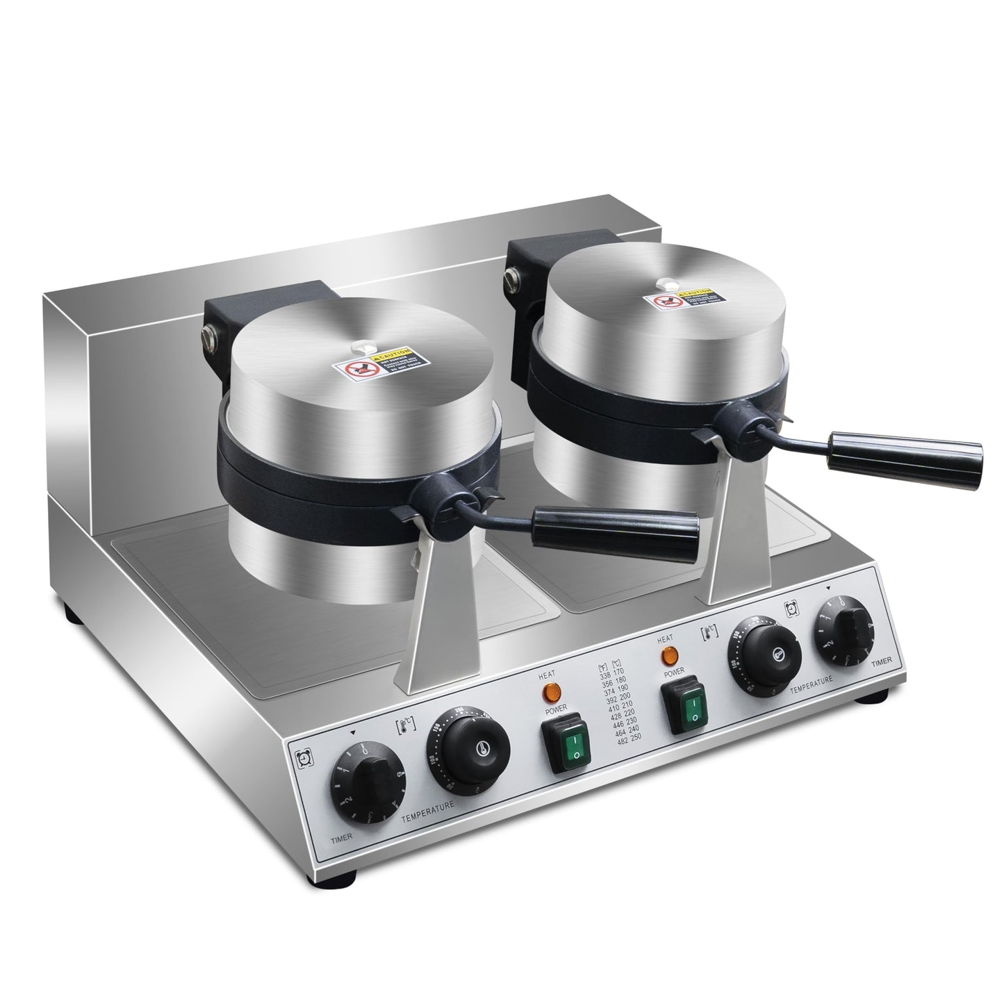 Ice Cream Burger Maker,double UFO Burger Maker,180°Rotating Ice Cream Filling Waffle Maker,Hamburger Waffle Maker Sandwich Press Non-stick Panini press waffle machine 2600W Gelato Panini Press machine