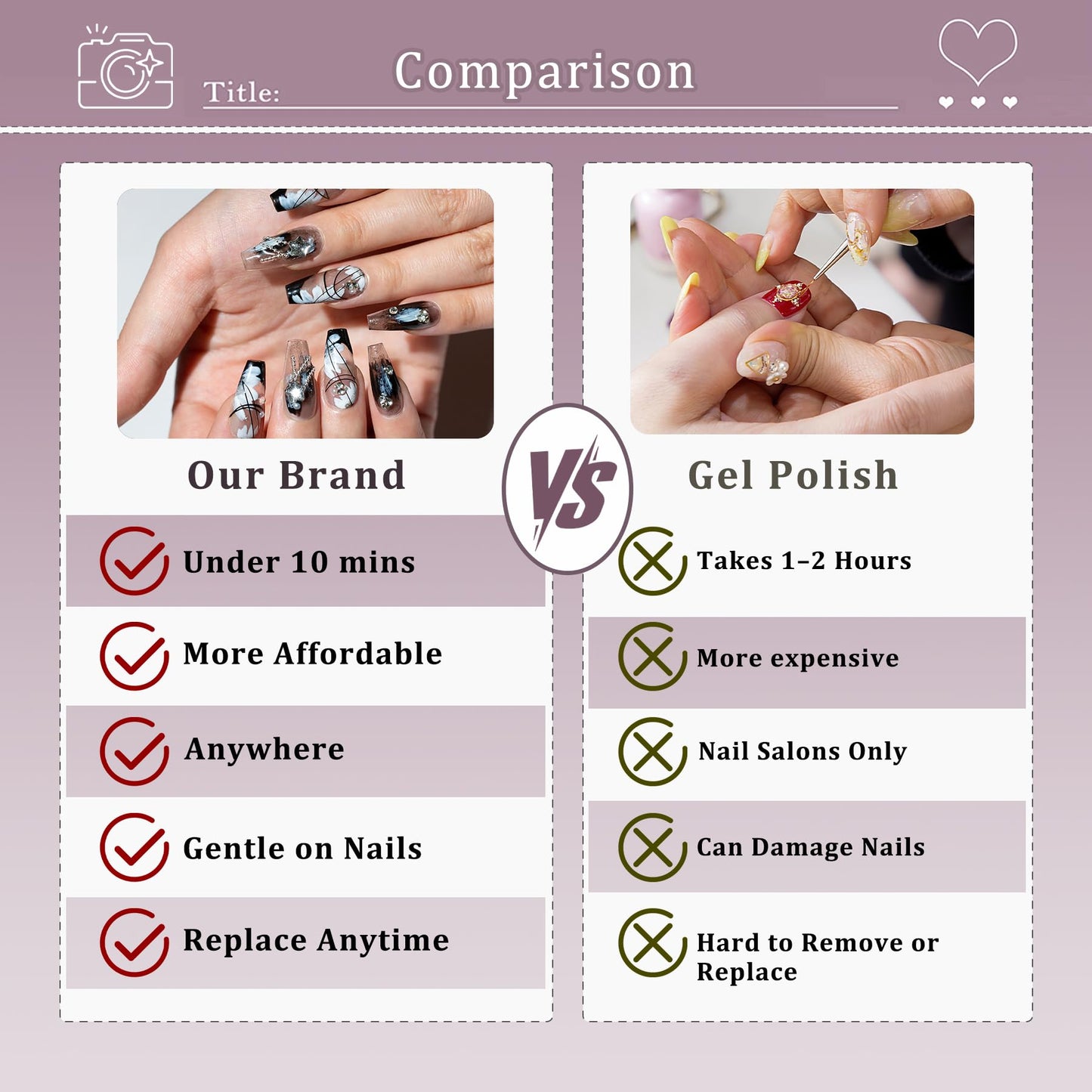 Hantyer Pink Leopard French Tip Press on Nails with 3D Floral Carving & Cross Gold Beads, Long Stiletto Glossy Y2K Fake Nails, Reusable Edgy False Nails for Women Festival Concert Party (Size XS) ﻿