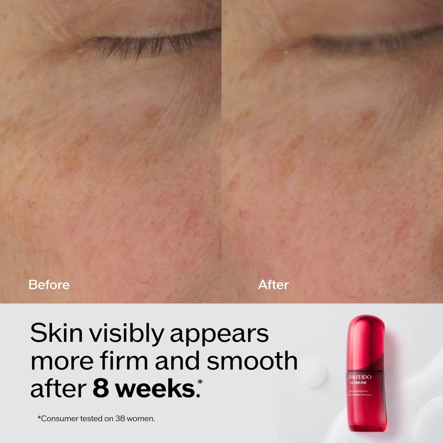 Shiseido Ultimune Power Infusing Serum - 1.6 oz - Breakthrough Lightweight Face Serum - Boosts Radiance & Improves Visible Signs of Aging - All Skin Types - Non-Comedogenic
