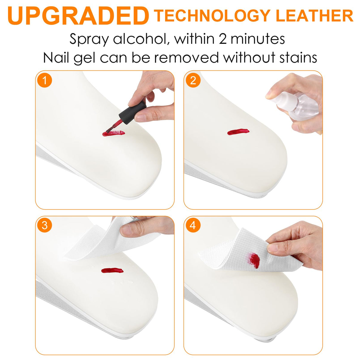 Arm Rest for Nails Tech 10° Inclined, U-Shaped Nail Hand Rest Manicure Arm Rest Stand with Silver Aluminum Alloy Holder Non-slip
