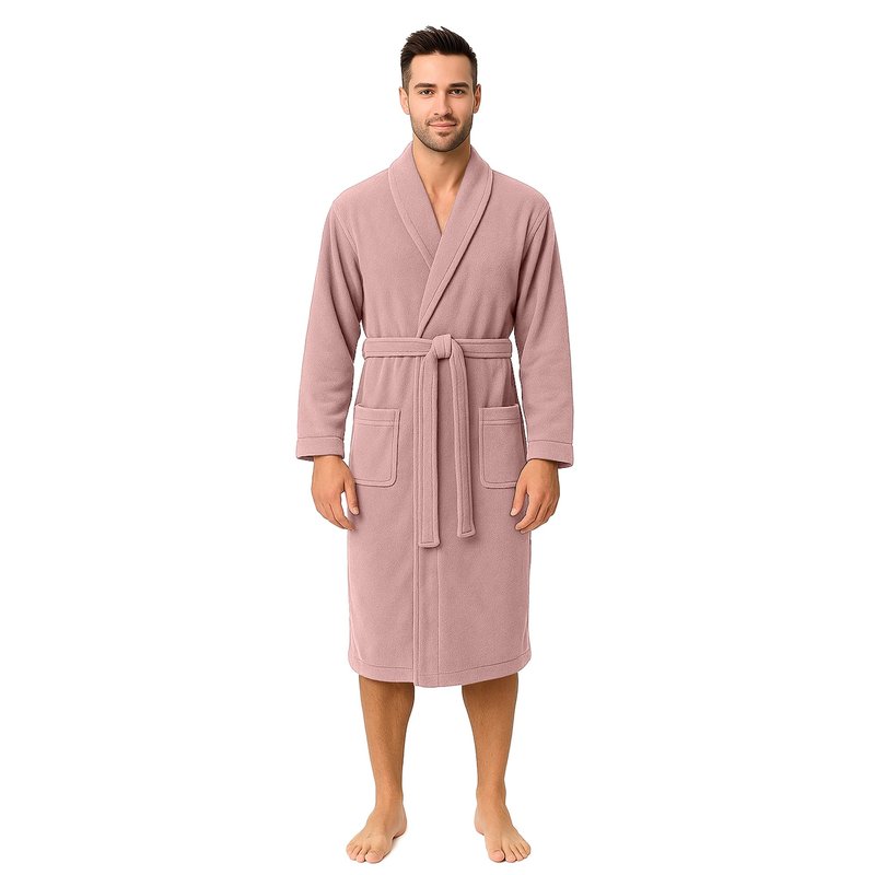 RIVERSIDE Premium 100% Cotton Terry Bathrobe For Women and Men - Soft Towel Robes with Shawl Collar Ajdustable Belt & Pockets