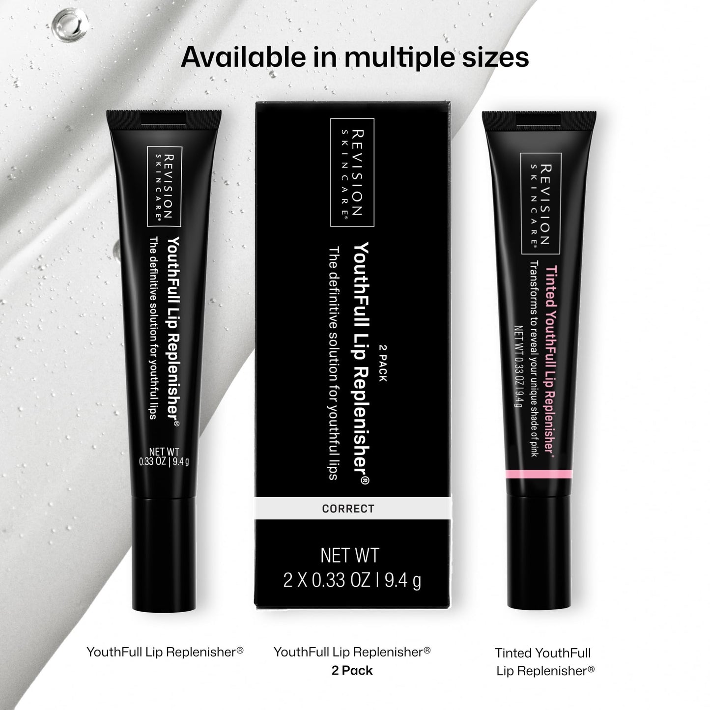 Revision Skincare Tinted YouthFull Lip Replenisher® – pH-Activated Tinted Lip Plumper, Hydrating, Volumizing, and Anti-Aging Treatment with Hyaluronic Acid, 0.33 oz