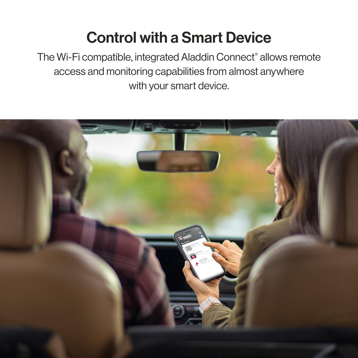 Genie Chain Glide Connect Essentials Smart Garage Door Opener - Reliable Chain Drive Opener With LED Lighting- Compatible with Alexa, SmartThings, Brilliant Smart Home