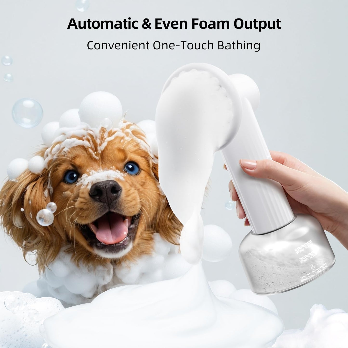 uahpet Automatic Ball Launcher+Automatic Foaming Pet Brush
