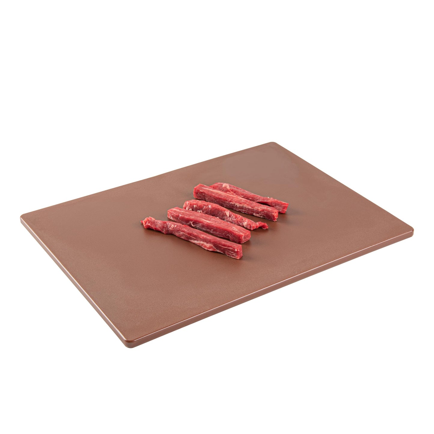Restaurantware-RW Base 20 x 15 Inch Cutting Boards, 10 Color Coded Chopping Boards - No Scratch, Dishwashable, Brown Plastic Cutting Board Mats, No Odor, Durable, No Slip, For Cooked Meat