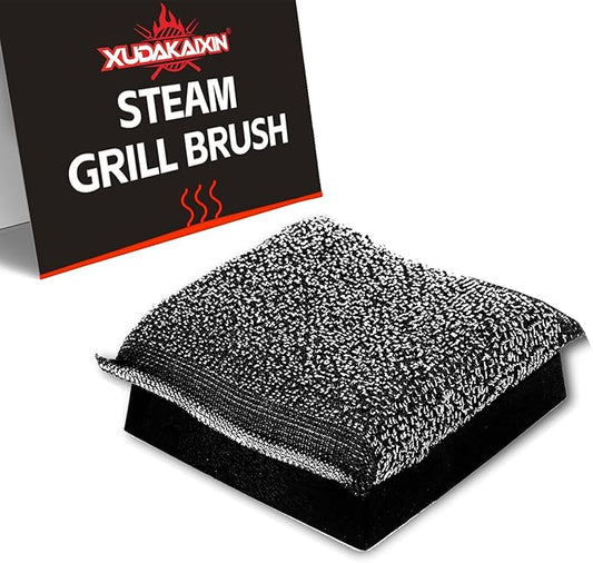 XUDAKAIXIN BBQ Replaceable Scraper Cleaning Head, Durable for Cast Iron or Stainless-Steel Grates, Barbecue Cleaner.