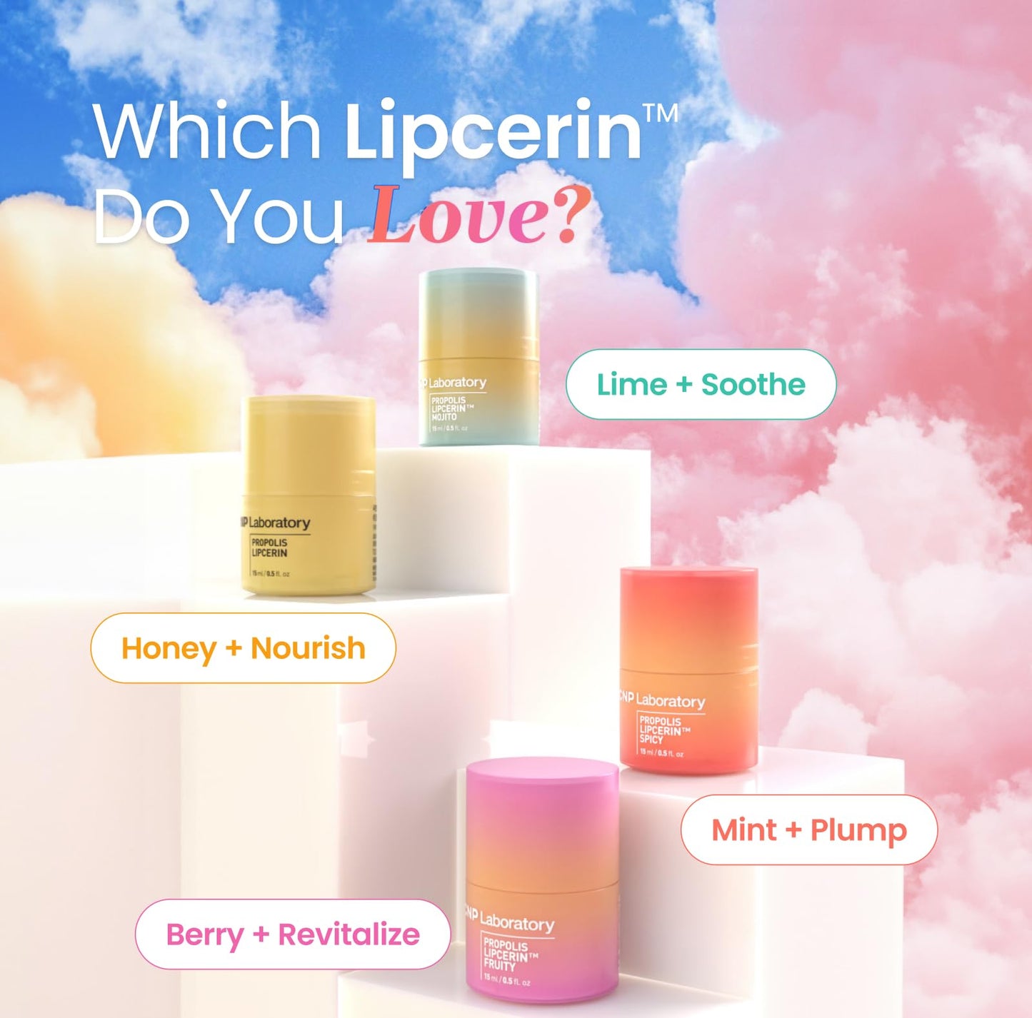 CNP Honey Lip Butter - Propolis Lipcerin™ 04 Mint, Hydrating Overnight Manuka Lip Balm & Mask, 12hr Long-Lasting Moisture, Stocking Stuffers, Gifts for Women, 0.5 fl.oz.
