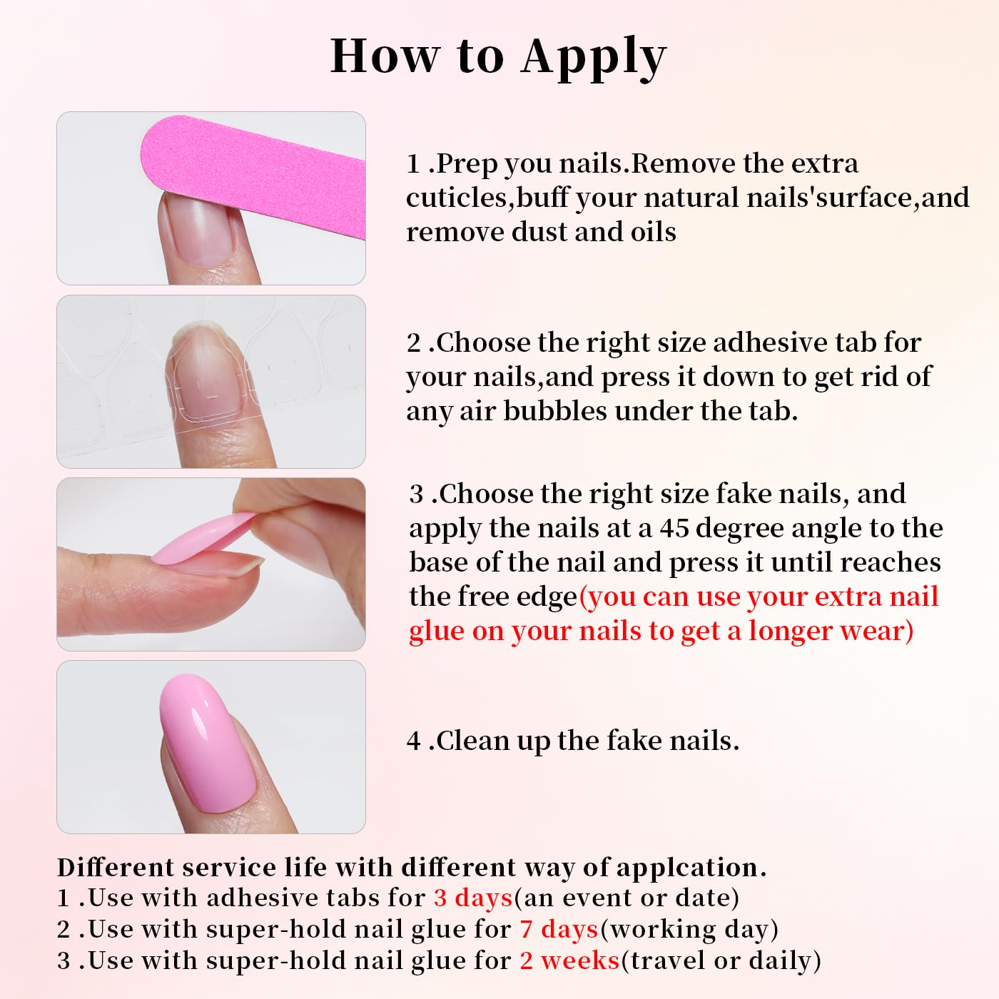 Goolich Green Blooming Flower Press On Nails Medium Square, Nails Press ons with Adhesive Tabs, 24 Pcs 12 Size Reusable Full Cover Glue on Nails for Women