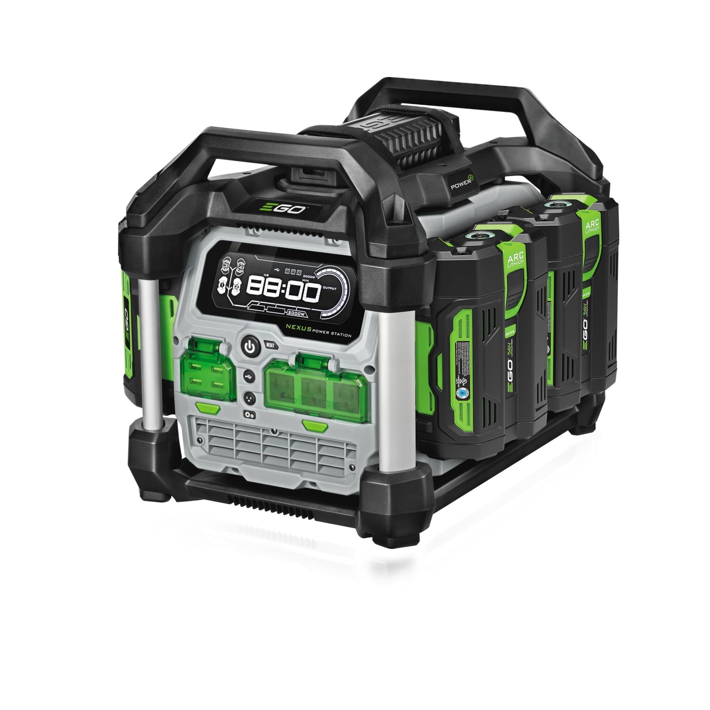 EGO Power+ PST3041 3000W Nexus Portable Power Station for Indoor and Outdoor Use (4) 5.0Ah Battery Included