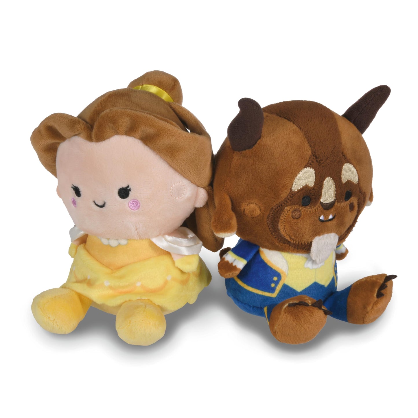 Hallmark Disney Beauty and The Beast Better Together Magnetic Plush Toy with Sound, Set of 2 (Belle and Beast) 5.25", Gift for Kids, Teens, Fans, Collectors